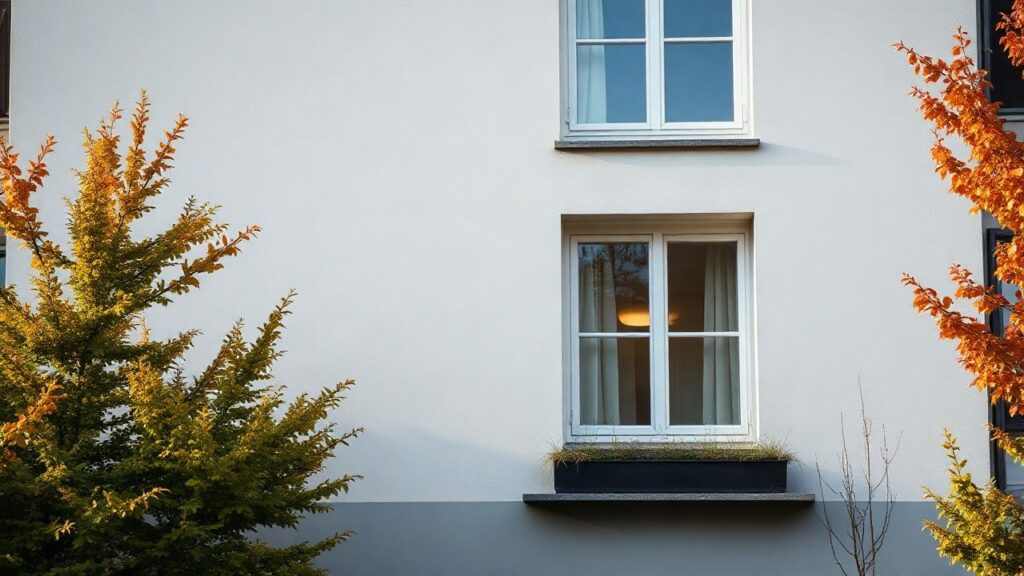 Ein Wohnhaus in Tirol im Herbstlicht, in dem Haushalte den Heizkostenzuschuss in Tirol beantragen können – Symbolbild, KI-erzeugt